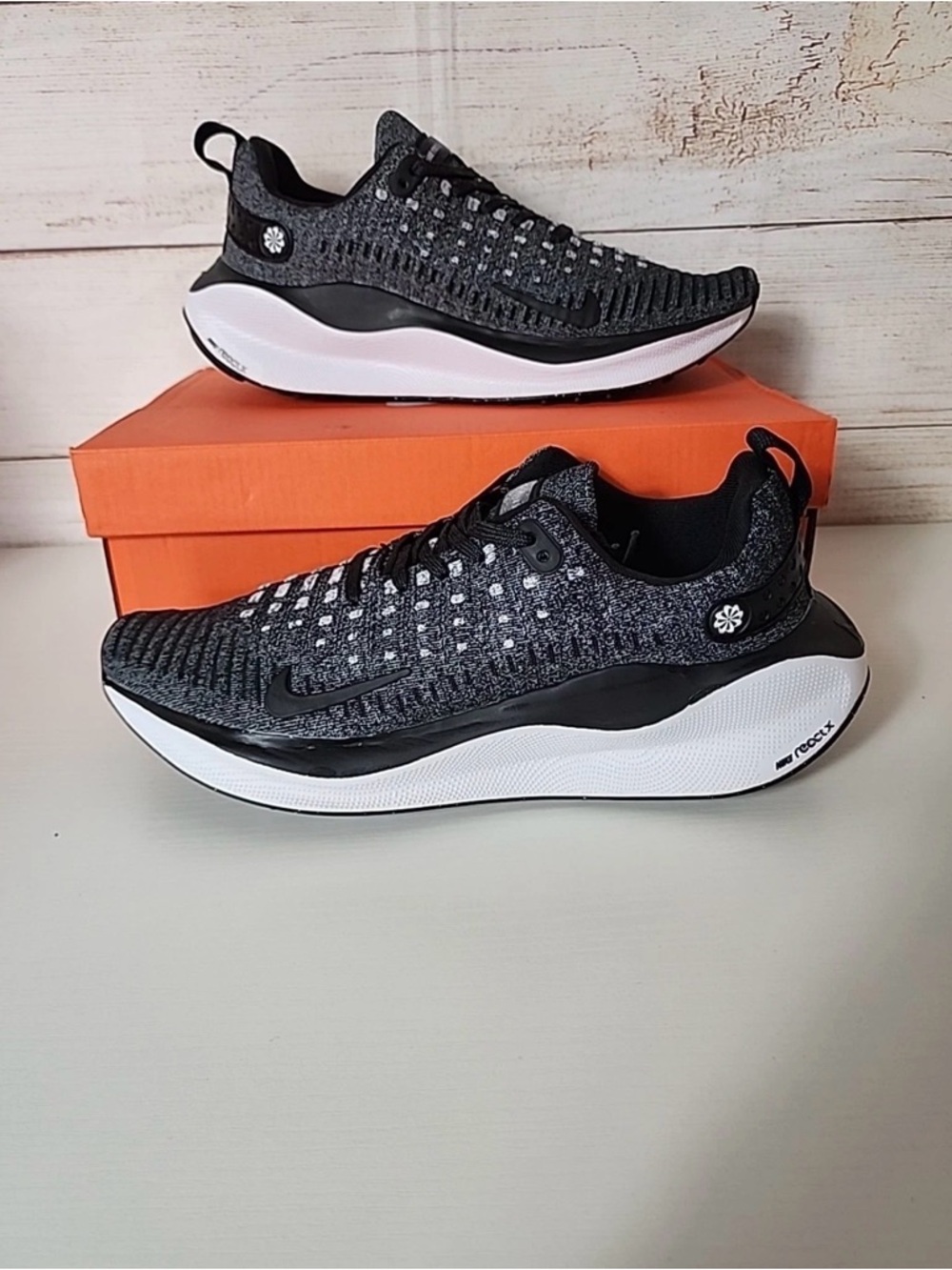 Nike ReactX Infinity Run 4 Black White Men’s Size 8 / Women’s 9.5 DR2670-002